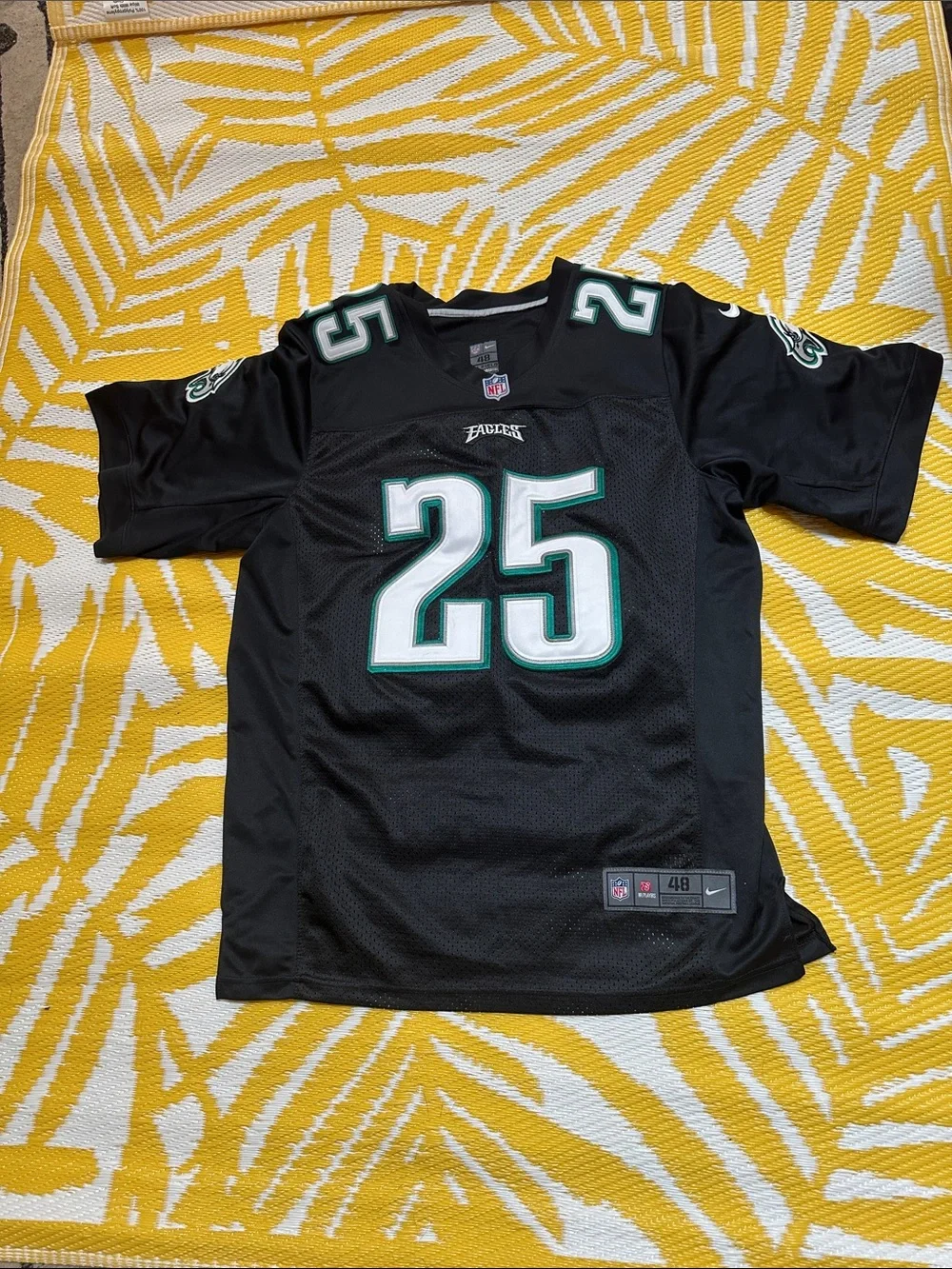 Nike Black Philadelphia Eagles #25 Men's Football Jersey